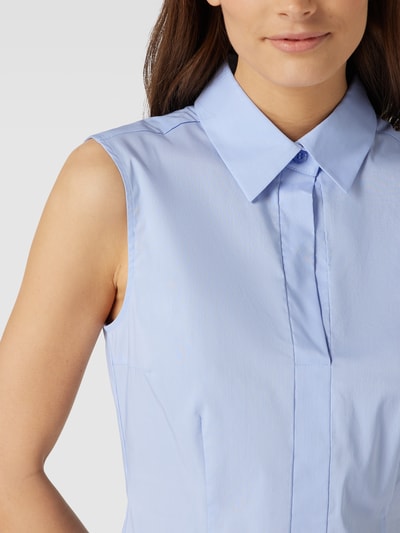BOSS Bluse mit Umlegekragen Modell 'Bashiva' Bleu 3