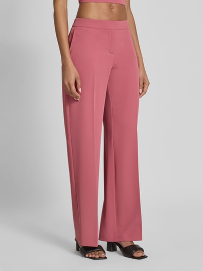Jake*s Cocktail Straight Leg Hose mit Bügelfalten Altrosa Melange 4