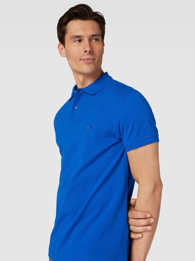 Tommy Hilfiger Poloshirt mit Label-Detail Royalblau 3