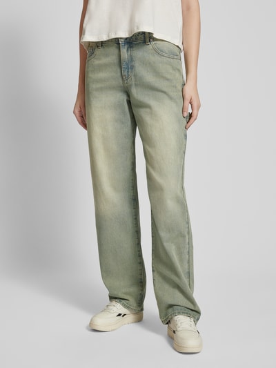 Review Essentials straight jeans Bleu - 4