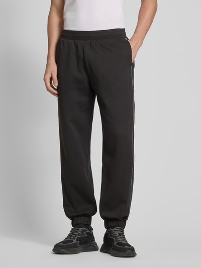 EA7 Emporio Armani Sweatpants mit elastischem Bund Black 4