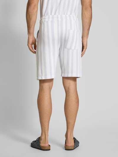 Lindbergh Relaxed Fit Shorts mit Strukturmuster Modell 'terry' Hellgrau 5