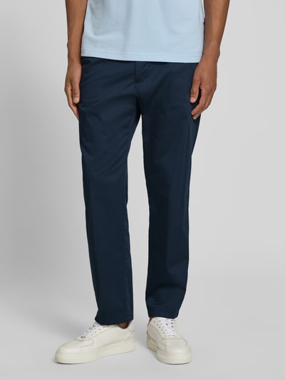 DRYKORN Straight Fit Stoffhose mit Eingrifftaschen Modell 'Ajend' Marine 4