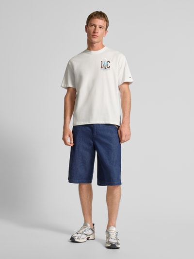 Tommy Jeans T-shirt o kroju regular fit z czystej bawełny Złamany biały 1