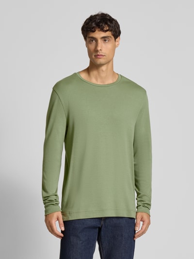 Christian Berg Men Longsleeve met ronde hals Rietgroen - 4