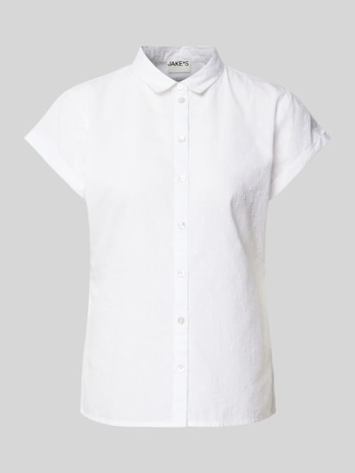 Jake*s Casual Bluse mit Kappärmeln Weiss 2