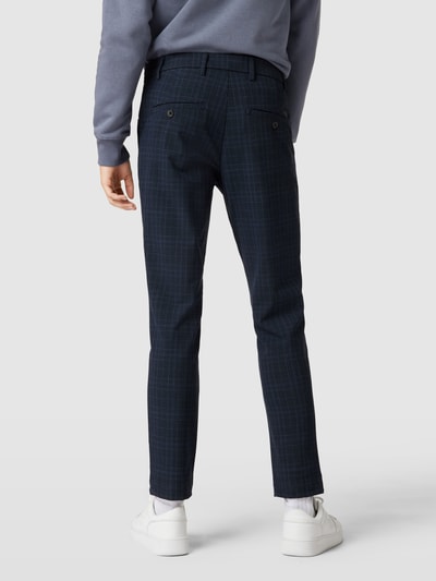 Jack & Jones Slim Fit Anzughose in melierter Optik Modell 'MARCO' Blau 5