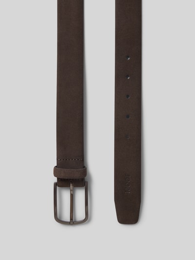JOOP! Collection Ledergürtel mit Dornschließe Mittelbraun 3