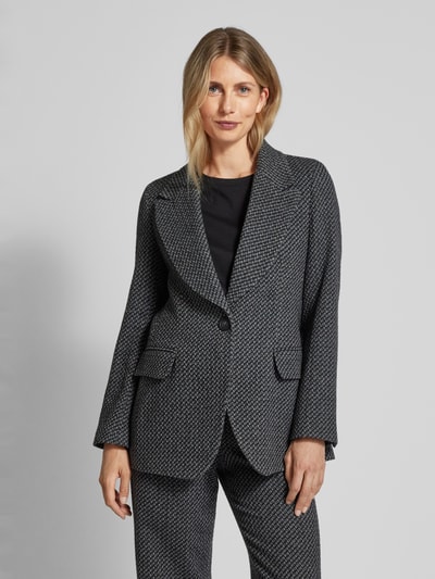 Emporio Armani Wollen blazer met klepzakken Lichtgrijs - 4