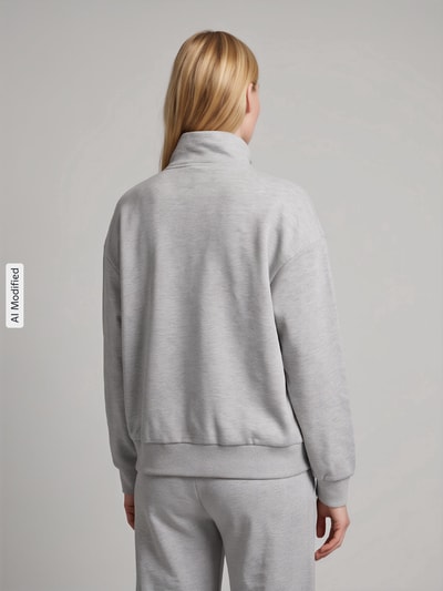 s.Oliver RED LABEL Relaxed Fit Sweatshirt aus Baumwoll-Mix - s.Oliver x Heidi Klum Hellgrau 5