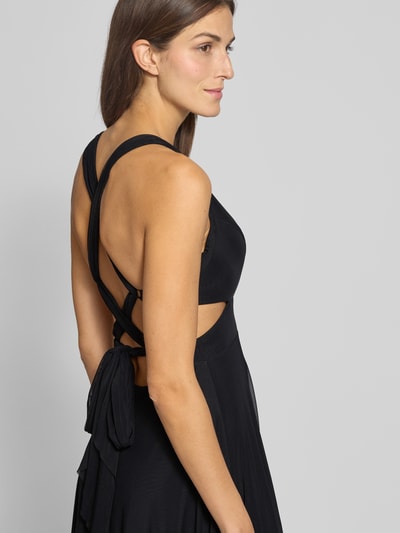 TROYDEN COLLECTION Abendkleid mit V-Ausschnitt Black 3