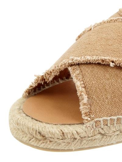 Castañer Pantolette aus Textil Modell 'Palmera' Camel 2