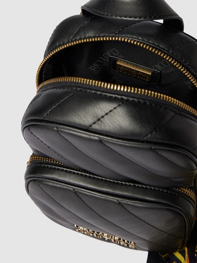 Versace Jeans Couture Rucksack mit Label-Details Modell 'STEPP MINI' Black 5