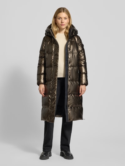 khujo Steppmantel mit Kapuze Modell 'RACHEL' Taupe Melange 1