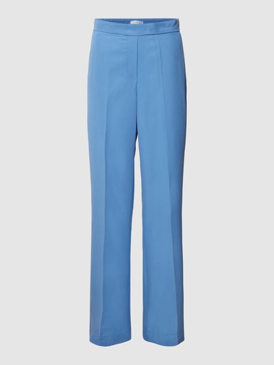 Mango Stoffhose mit Bundfalten Modell 'MARINA' Bleu 2