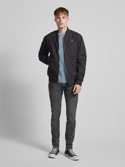 Jack & Jones Jeansy o kroju skinny fit z 5 kieszeniami model ‘LIAM’ Antracytowy 1