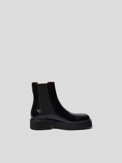 Marni Chelsea Boots mit Label-Prägung Black 4