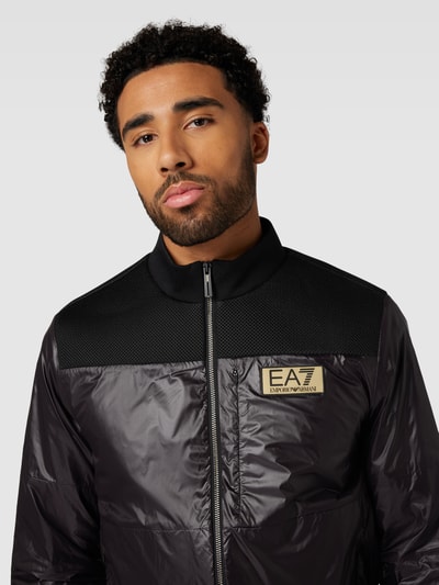 EA7 Emporio Armani Bomberjacke mit Zweiwege-Reißverschluss Black 3