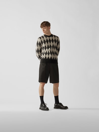 Marni Bermudas mit Bundfalten Black 1