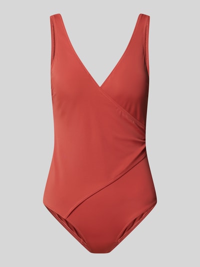 MAGIC Bodyfashion Badeanzug in Wickel-Optik Rot 1