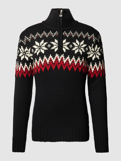 Dale of Norway Strickpullover mit Stehkragen Modell 'Myking' Black 2