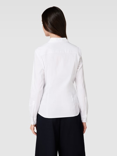 BOSS Overhemdblouse met platte kraag, model 'Beamara' Wit - 5