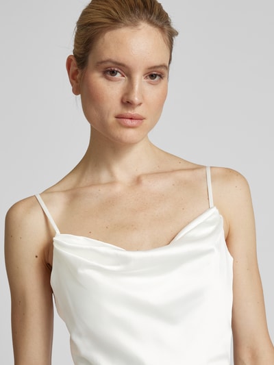 Luxuar Brautkleid mit Wasserfall-Ausschnitt Offwhite 3