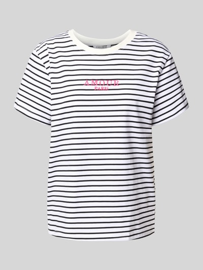 ZABAIONE T-shirt met ronde hals, model 'Am44ora' Wit - 2