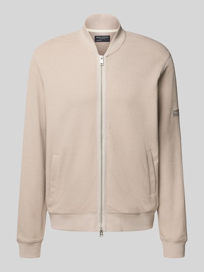 Marc O'Polo Regular Fit Strickjacke aus reiner Baumwolle Beige 2