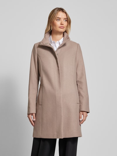 Christian Berg Woman Selection Jas met opstaande kraag Taupe - 4