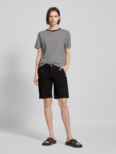 MAC Regular Fit Chino-Shorts mit Gürtelschlaufen Black 1