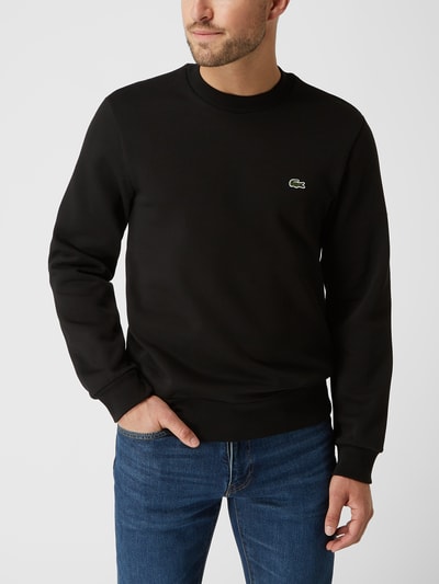 Lacoste Sweatshirt met logodetail Zwart - 4