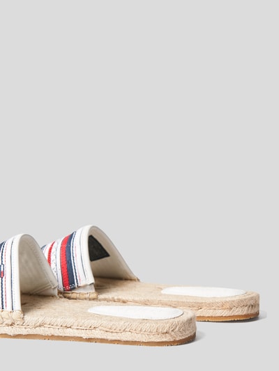 Tommy Jeans Slippers met streepmotief Lichtblauw - 3