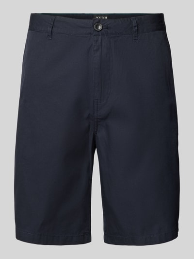 Scotch & Soda Bermuda in effen design, model 'STUART' Donkerblauw - 2