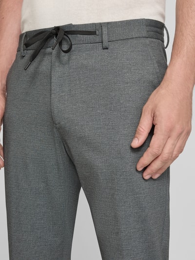 s.Oliver BLACK LABEL Slim Fit Anzughose aus Jersey Hellgruen 3