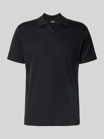 Strellson Regular Fit Poloshirt aus reiner Baumwolle Black 2