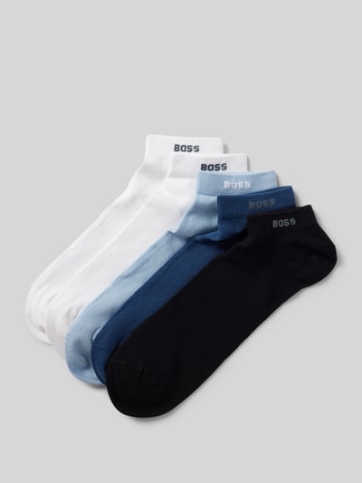 BOSS Socken mit Label-Print im 5er-Pack Hellblau 1