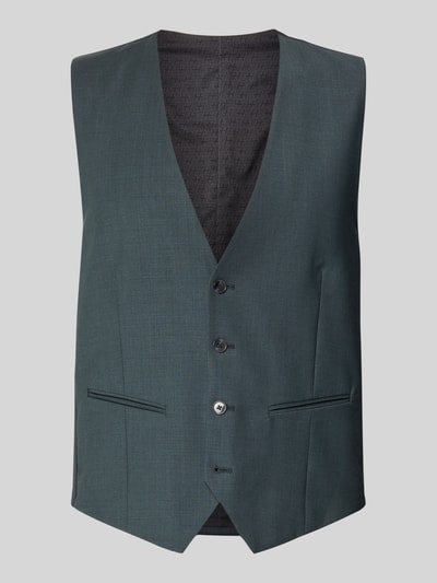 HECHTER PARIS Gilet met V-hals en strookzakken Groen - 2