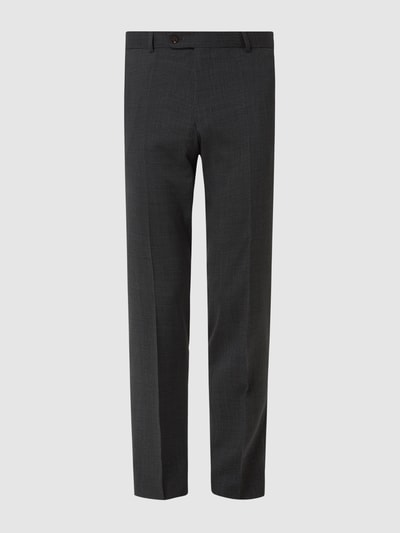 Carl Gross Pantalon van scheerwol, model 'Sven' Antraciet - 2