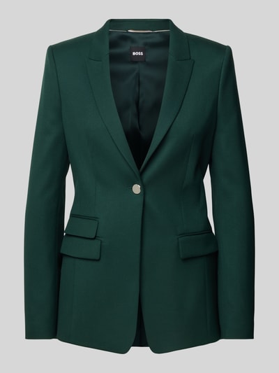 BOSS Blazer met klepzakken, model 'Juicylara' Flessengroen - 1