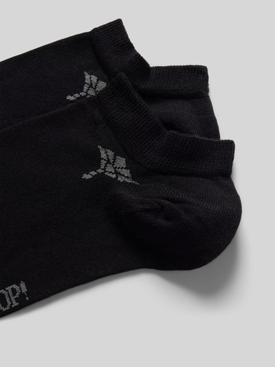 JOOP! Collection Socken mit Label-Print Modell 'Cornflower' Black 2