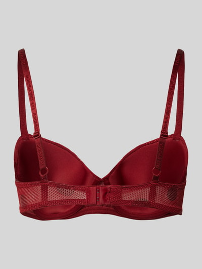 TOMMY HILFIGER Schalen-BH mit Strukturmuster Modell 'HOLIDAY DEMI' Rot 3