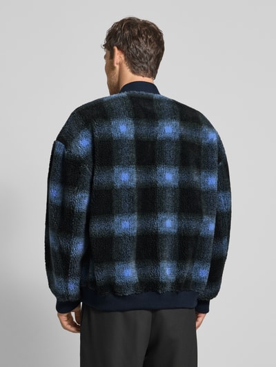 Scotch & Soda Kardigan o kroju regular fit z dekoltem w serek model ‘Polar’ Ciemnoniebieski 5