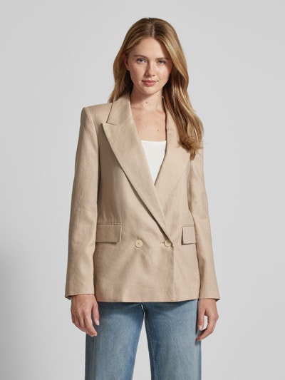 Mango Blazer mit Reverskragen Modell 'TEMPOLI' Beige 4