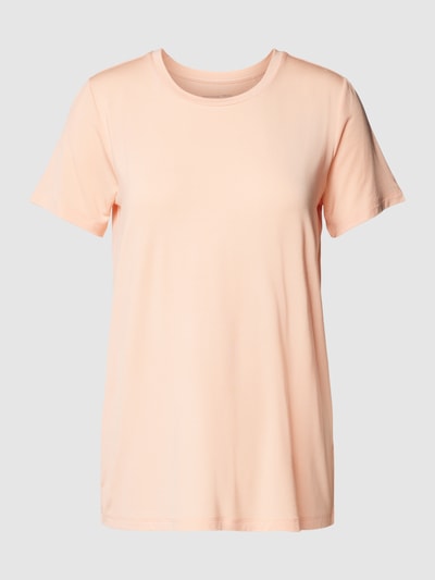 Schiesser T-Shirt mit Rundhalsausschnitt Modell 'Mix+Relax' Apricot 2