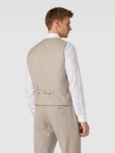 Christian Berg Men Gilet met strookzakken Beige - 5