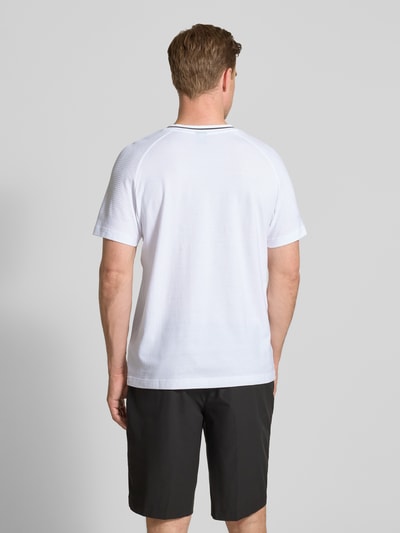 BOSS Green Regular Fit T-Shirt aus reiner Baumwoll Modell 'TEE RETRO TL' Weiss 5