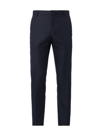 Selected Homme Slim Fit Smoking-Hose mit Webmuster  Marine 1