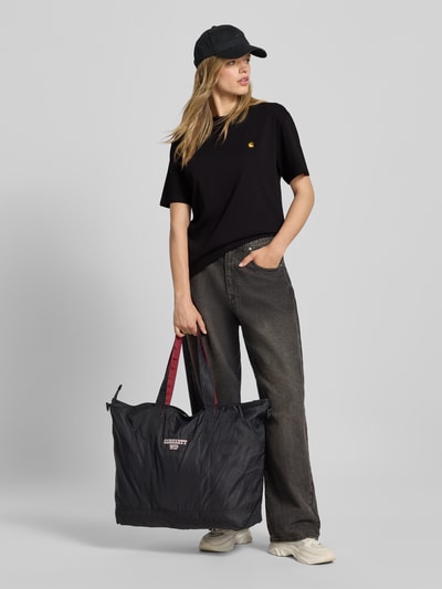 Carhartt Work In Progress Oversized T-Shirt mit Label-Stitching Black 1