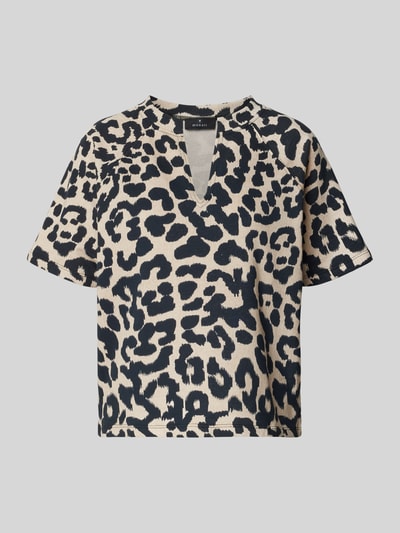 monari Sweatshirt mit V-Ausschnitt Black 2